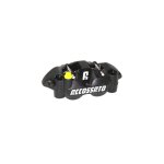 Etriers de frein accossato radial monobloc gauche forg� 108mm avec plaquettes c�ramiques noir