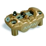 Etriers de frein nissin 4 pistons radial avant droit or