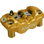Etriers de frein nissin 4 pistons radial avant gauche or