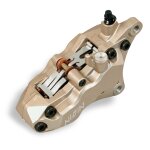 Etriers de frein nissin 6 pistons avant droit or