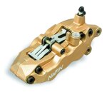 Etriers de frein nissin 6 pistons avant gauche or