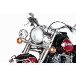 Feux hepco & becker twinlight (route) avec support et c�ble - chrome