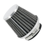 Filtre � air p2r type kn chrome fixation droite diam 48 mm carbu pwk