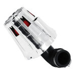 Filtre � air replay e5 box chrome mousse rouge fixation coude 90 diam 35 - 28