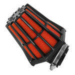 Filtre � air replay hexagonal mousse rouge fixation coudee 45 diam 35 - 28