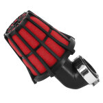 Filtre � air replay hexagonal mousse rouge fixation coudee 90 diam 35 - 28