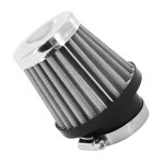 Filtre � air replay kn grille acier inox chrome fixation droite diam 28 - 35 44mm