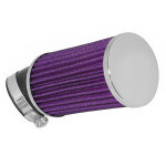 Filtre � air replay kn long fixation coudee 45 diam 28 - 35 50 mm