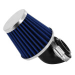 Filtre � air replay kn middle fc chrome - bleu fixation coude diam 35 - 28