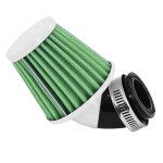 Filtre � air replay kn middle fo vert - blanc fixation orientable diam 35 - 28
