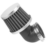 Filtre � air replay kn small fc chrome fixation coudee 90 diam 35 - 28 grille