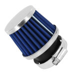 Filtre � air replay kn small fd chrome - bleu fixation droite diam 35 - 28