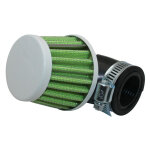 Filtre � air replay kn small fo vert - blanc fixation orientable diam 35 - 28