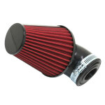 Filtre � air replay kn xl - rouge fixation coudee 30 diam 28 - 35 50mm