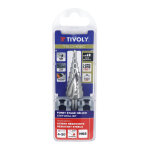Foret tivoly hss conique etage goujures helicoidales diam 4 a 20 mm 0, 5 blister