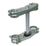 T�s de fourche scar triple clamps apex - offset: 25mm silver