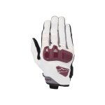 Gants alpinestars chrome women blanc / rouge