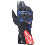 Gants alpinestars fq20 fabio quartararo sp - 8 v3 monster black blue