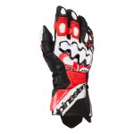 Gants alpinestars gp plus r v3 black white bright red