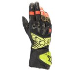 Gants alpinestars gp tech v2 black / yellow fluo / white / red fluo