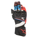 Gants alpinestars honda gp plus r v2 black bright red