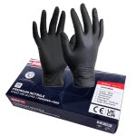 Gants d'atelier bike it jetables en nitrile non poudr�s 3, 2 g, xl, 100 pi�ces