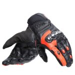 Gants dainese carbon 4 short black / red fluo