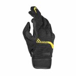 Gants gms jet - city junior noir / jaune fluo
