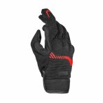 Gants gms jet - city noir / rouge