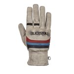 Gants helstons bora hiver cuir beige