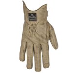 Gants helstons condor cuir soft beige / noir