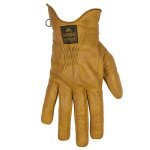 Gants helstons condor cuir soft or / marron