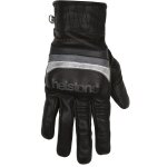 Gants helstons mora cuir soft noir / blanc / gris
