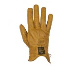 Gants helstons swallow cuir soft or / marron