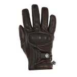 Gants helstons tinta hiver cuir marron