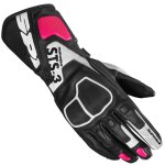 Gants spidi sts - 3 lady noir / fuchsia