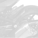 Garde boue ermax arri�re orange m�tal / noir mat