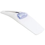 Garde boue r - tech extension gb ar extreme blanc + cabochon transp blanc