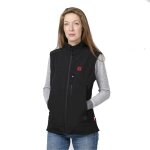 Gilet chauffant g - heat evo femme noir
