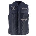 Gilet moto helstons von dutch apache noir