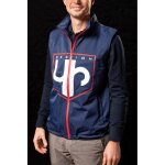 Gilet up design bodywarmer bleu