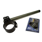 Guidon renthal s original �48mm hauteur + 0mm d�port + 40mm / 7� noir