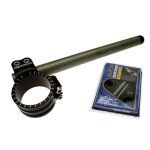 Guidon renthal s original �50mm hauteur + 0mm d�port + 40mm / 7� noir