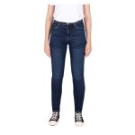 Jean moto knox colton short femme indigo washed