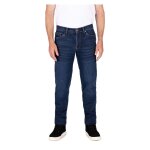 Jean moto knox kirkstone short indigo washed