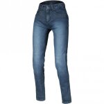 Jean moto macna bloom standard femme bleu