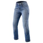 Jean moto rev it victoria 2 ladies sf - standard bleu clair d�lav�
