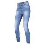 Jean moto richa second skin lady - femme washed blue