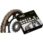 Kit chaine afam 525 type acier premium avec pignon silencieux