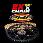 Kit chaine ek chain pbr 520mrd7 13 / 51 - couronne ultra - light